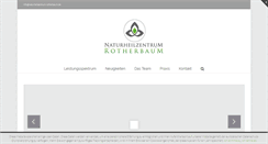 Desktop Screenshot of naturheilzentrum-rotherbaum.de